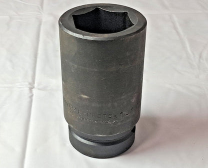 Proto 6 Point Hex Drive Deep Impact Socket 1"Drive x 1-1/2"  J10024L