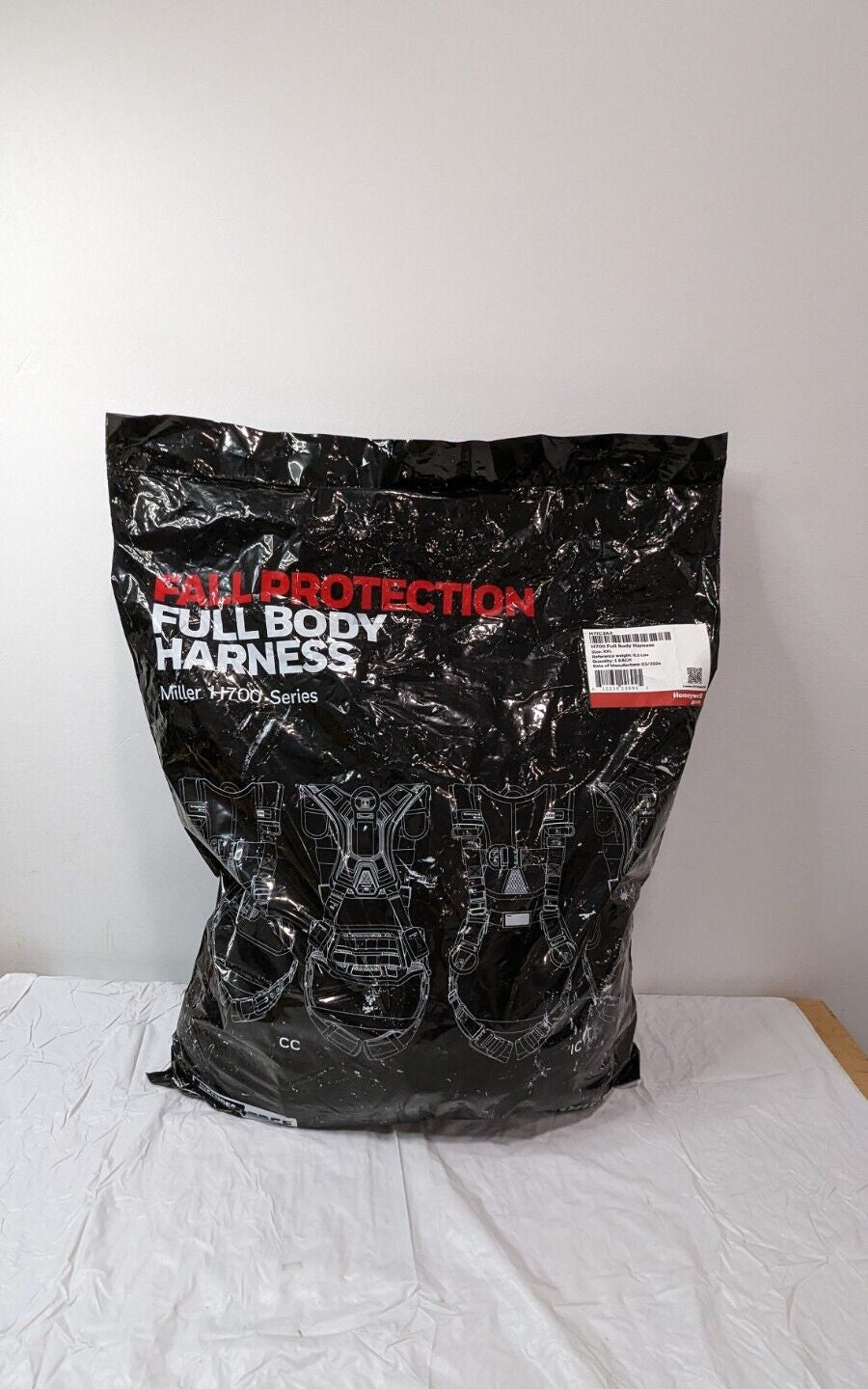 Honeywell Miller Fall Protection Full Body Harness XXL H700 Series H7IC3A3