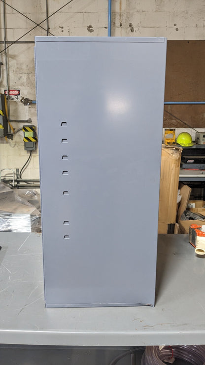 DURHAM Steel Utility Cabinet 20 x 32-3/4 125 lb Load 2 Shelf 056-95 Damaged