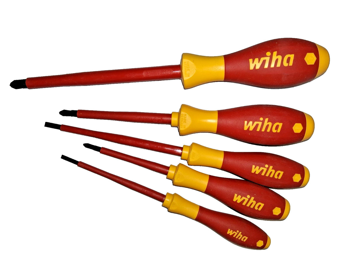 Wiha Screwdriver Set 5 Pc Phillips & Slotted 32092
