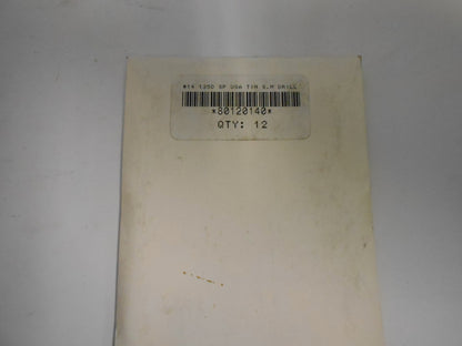 Made in USA 80120140 #14 135° 0.182" HSS Right Hand Drill Bit
