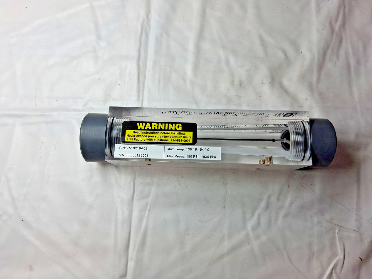 King Inline Flowmeter 1" FNPT Port Block Style 7510216A-02