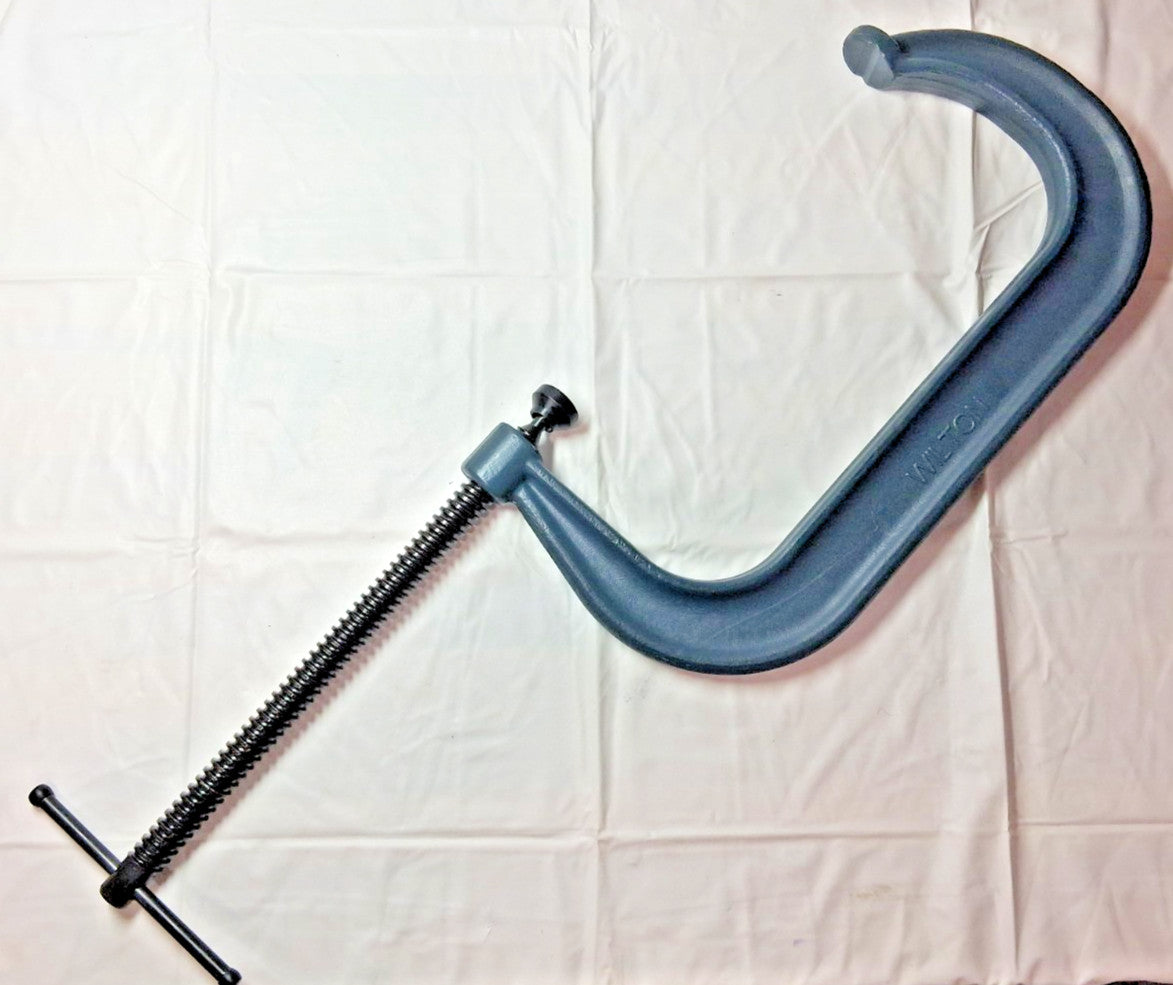 Wilton Forged Steel C-Clamp 12-1/4"MO 6-5/16"TD 9,300 lb LC 14298