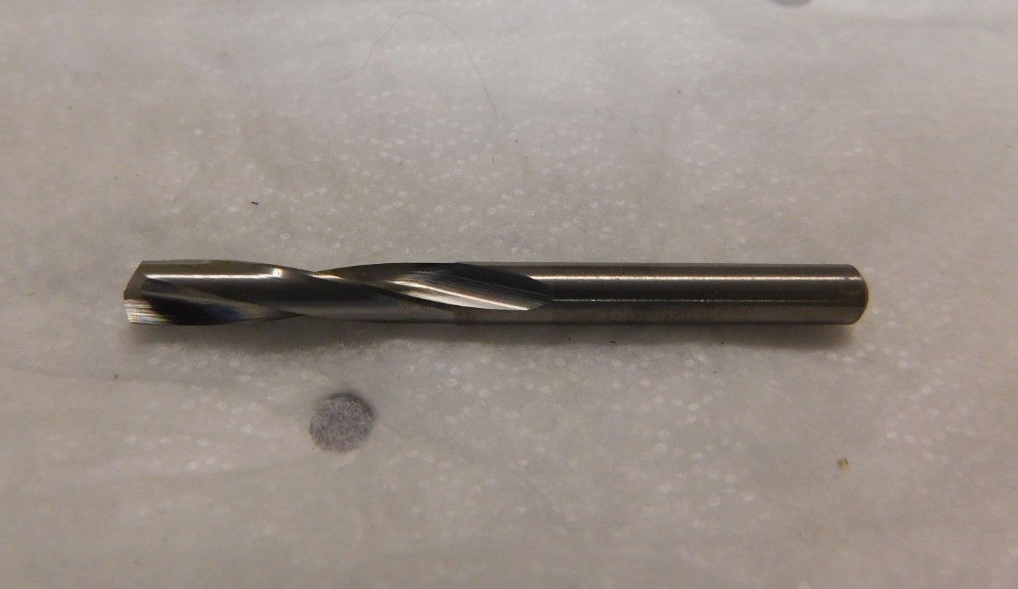 Metal Removal Solid Carbide Screw Machine Length Drill Bit 0.1969" QTY 3  M43397