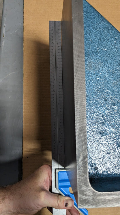 Machined Angle Plate 12" x 12" x 12" Cast Iron Flat Surface Doubl