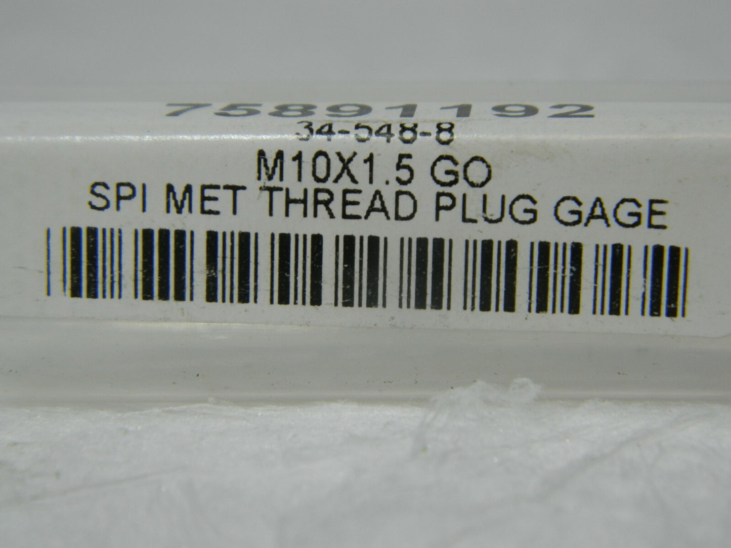 SPI Single End Plug Thread Go Gage M10x1.5 6H Qty 2 34-548-8