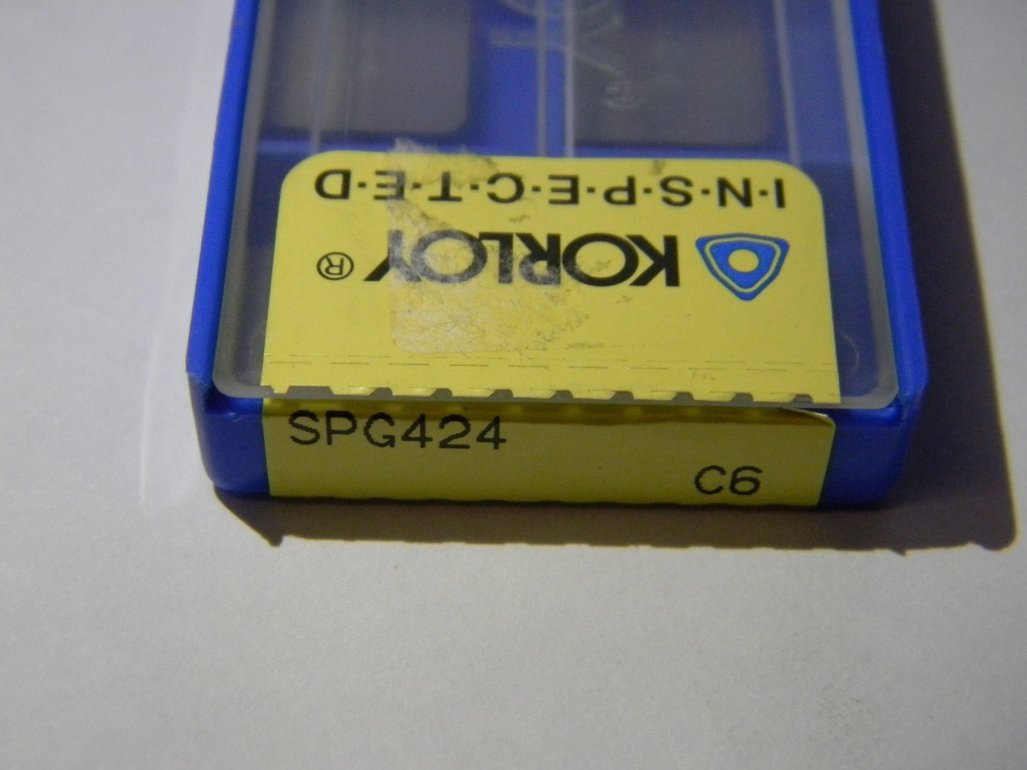 Korloy Carbide Inserts SPG424 C6 QTY 10  20434424