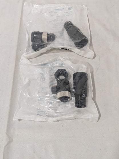 Woodhead Mini Change Standard Circular Connectors; 5 Contacts Qty 2 1300170023