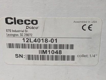 Cleco Dotco Inline Router 1.7 HP 18000 RPM 1/4" Shank 12L4018-01 PARTS/REPAIR