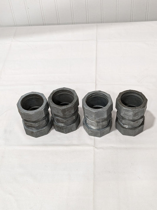 Neer 1-1/2" Die Cast Zinc EMT Gland Compression Coupling Qty 4 TC-615