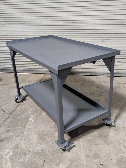 Durham Heavy Duty Mobile Work Bench 12 Ga. Steel 60" W x 30" D x 39" H