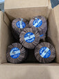 Merit Mounted Flap Wheel: 3" Dia, 2" Face Width, 40G, AO Box of 10 088