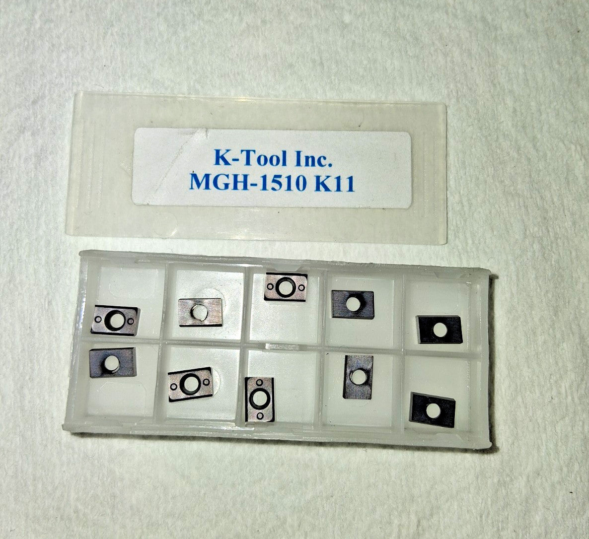 K-Tool Inc Carbide Insert .008 Radius Qty10 MGH-1510 K11