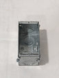 Steel City 2-1/2" Deep Gangable Masonry Box w/ 1/2" & 3/4" Knockouts GW 125 G