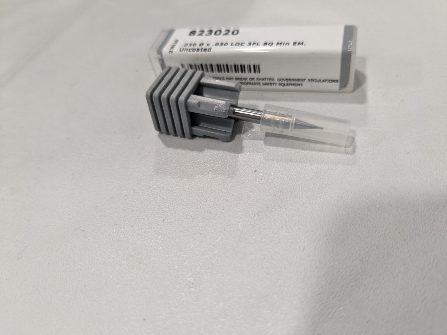 HARVEY TOOL Square End Mill: 0.50 mm Dia, 3 Flute, Solid Carbide 823020