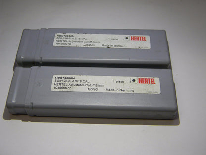 Hertel SGIH 26-6 OAL 4-5/16" Adjustable Cut-off Blades Qty 2 HBO70030M