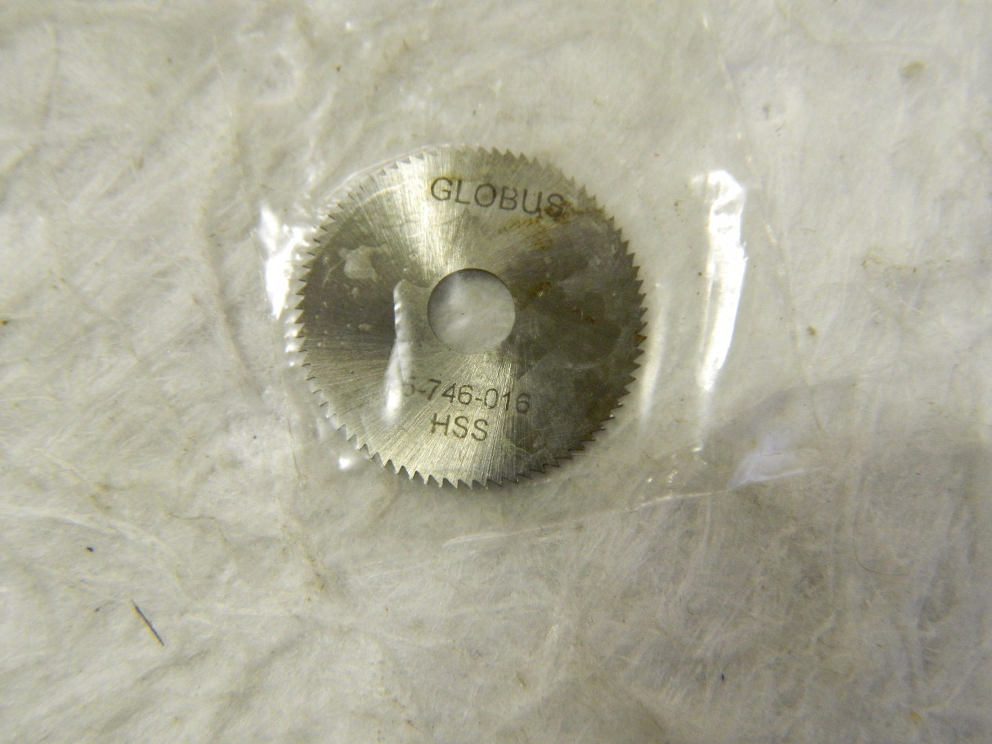 Globus Jeweler's Saw 1" Dia x 0.014" Blade HSS 76T 5PK #03289147