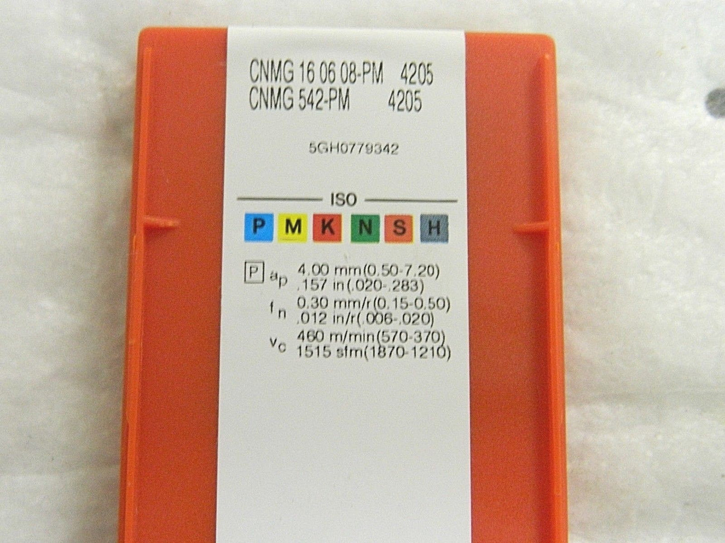 Sandvik Coromant Carbide Turning Inserts CNMG542 Grade 4205 Qty 5 5725295