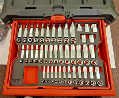 Milwaukee Tool Hard Case Mechanics Hand Tool Set 242 Pcs 48-22-9491