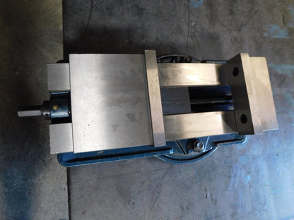 GIBRALTAR Machine Vise: 6 Jaw Width Horizontal Swivel Base 428-72692