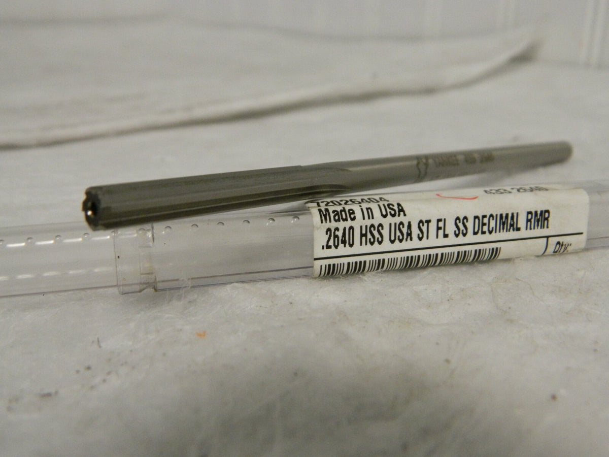 Yankee 0.264" High Speed Steel 6 Flute Chucking Reamer 72026404