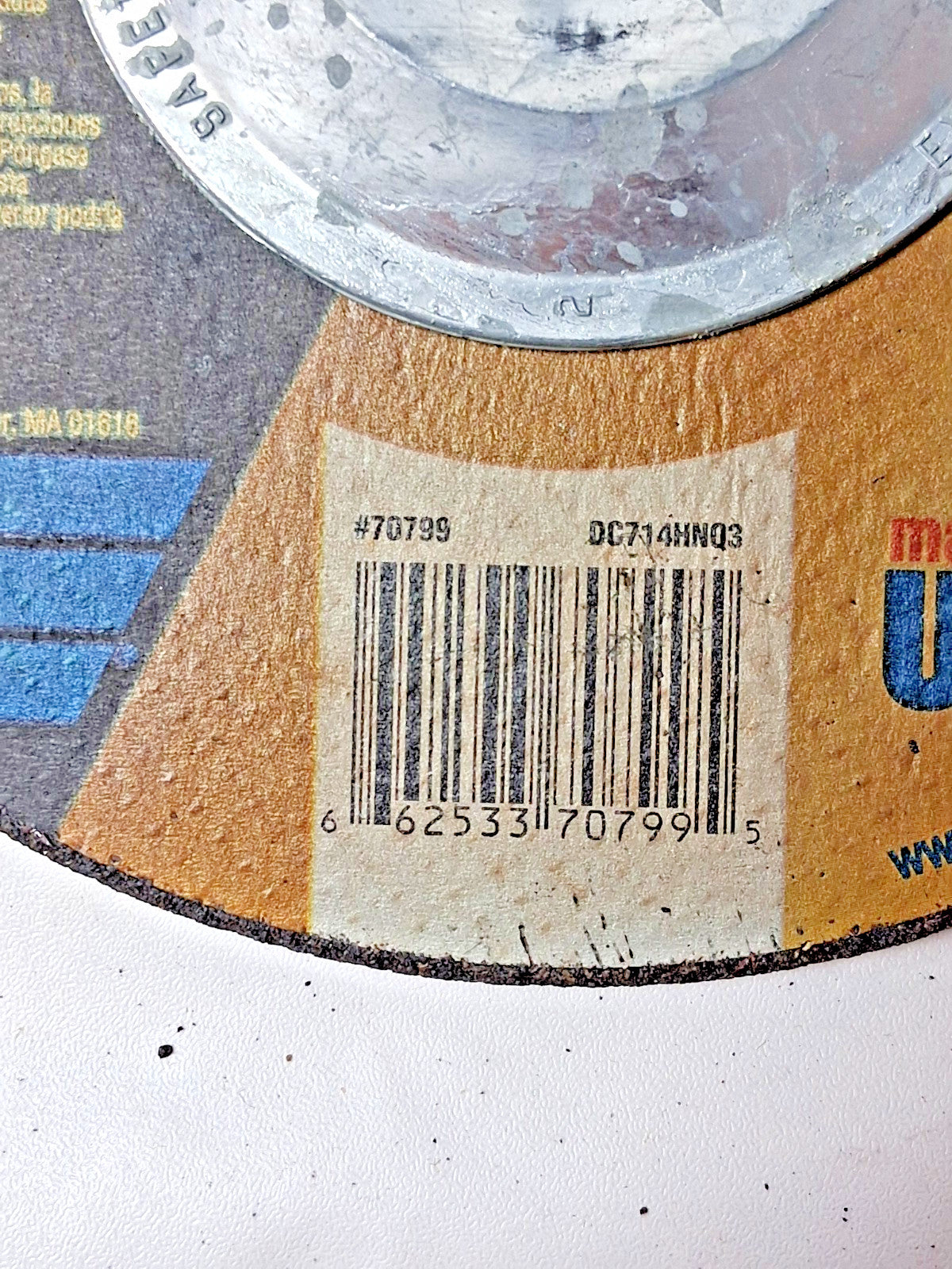 Norton Ceramic Alumina Grinding Wheel 7 in x 1/4 in x 5/8-11 T27 QTY 10 70799