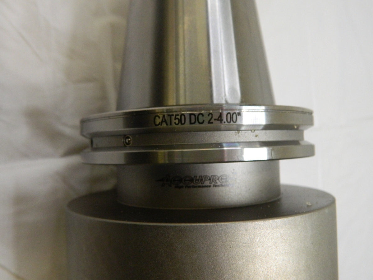 ACCUPRO Shell Mill Holder: CAT50, Dual Contact Taper Shank, 2" Pilot 771242