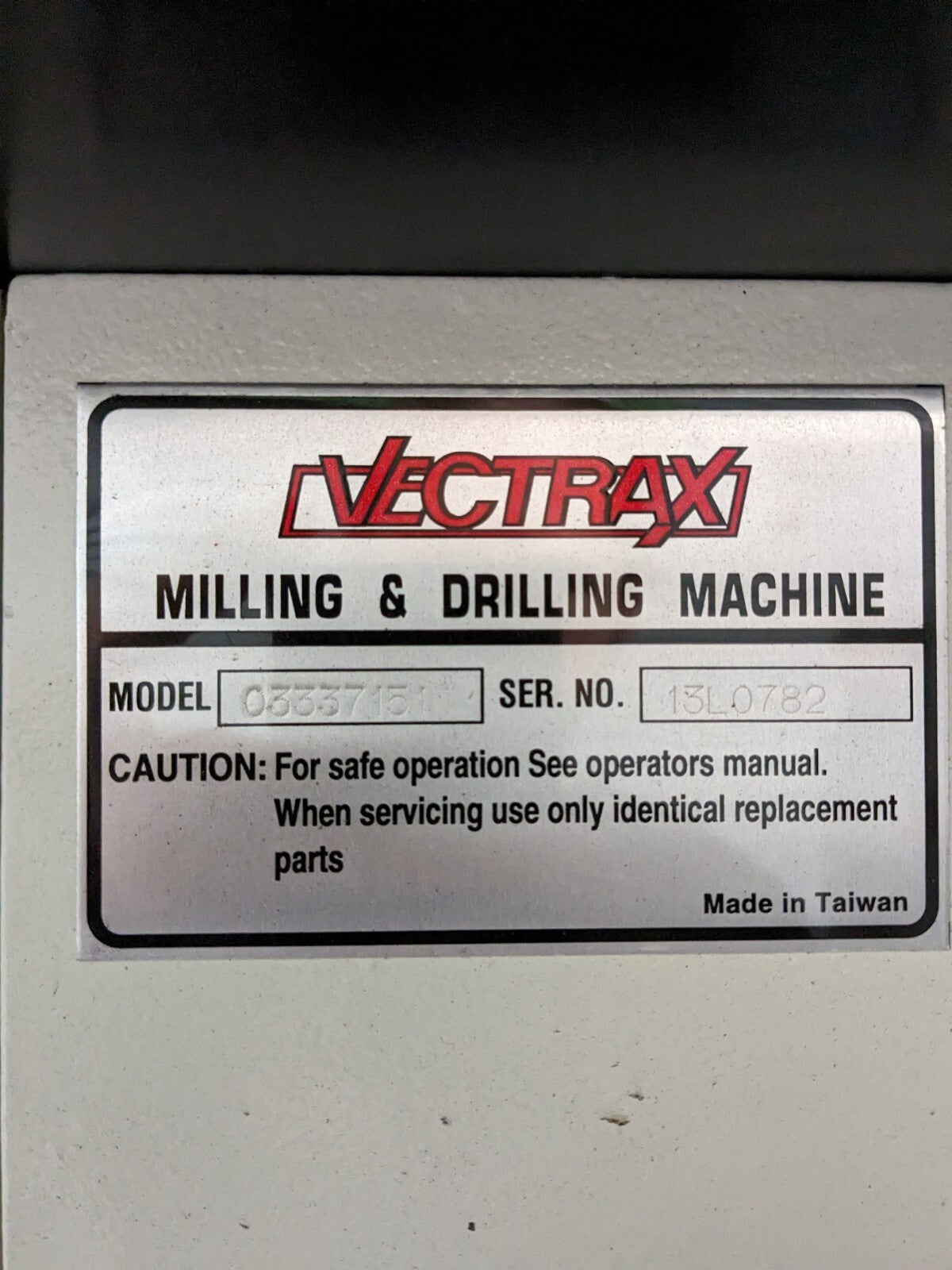 Vectrax 20" Electronic Variable Speed Drill Press 3MT 1HP 115V Parts / Repair