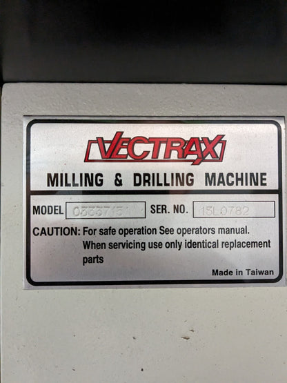 Vectrax 20" Electronic Variable Speed Drill Press 3MT 1HP 115V Parts / Repair