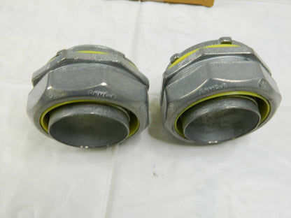 Thomas &amp; Betts 2" Liquidtight Connector Zinc Die Cast Qty 2 LT-206