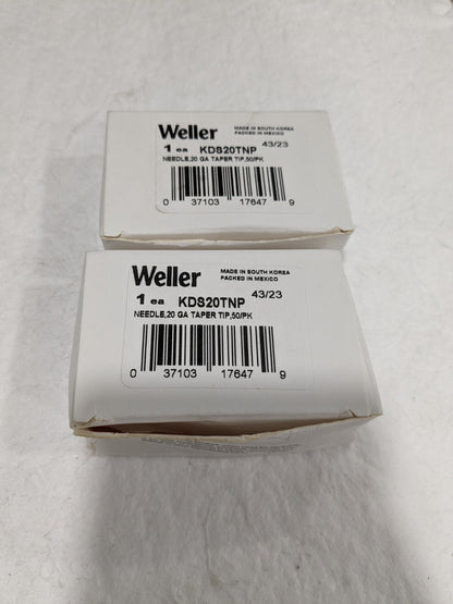 WELLER Soldering Dispensing Tool: 20 Gauge, 0.024" ID Qty 100 KDS20TNP
