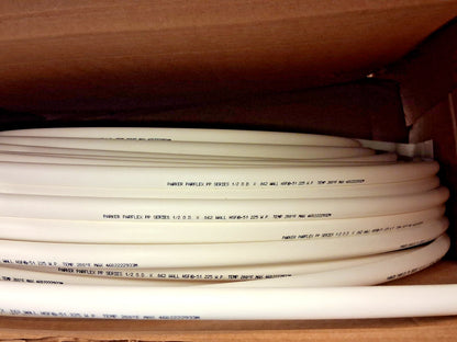 Parker Polypropylene Tube 3/8" ID x 1/2" OD 250Ft L PP-86-0250