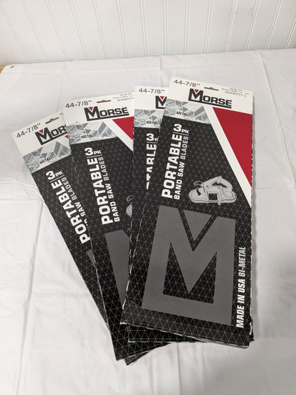 M.K. Portable Bandsaw Blade: 3' 8-7/8" L, 1/2" W, 0.02" Thic