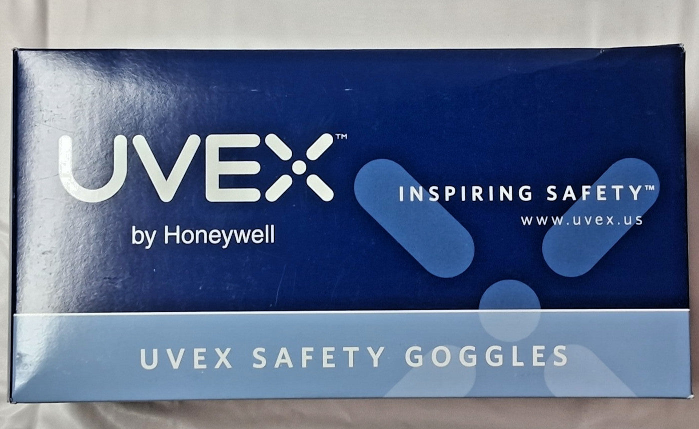 Uvex Futura Safety Goggles Clear Anti-Fog OTG Indirect Vent Qty 3 S345C