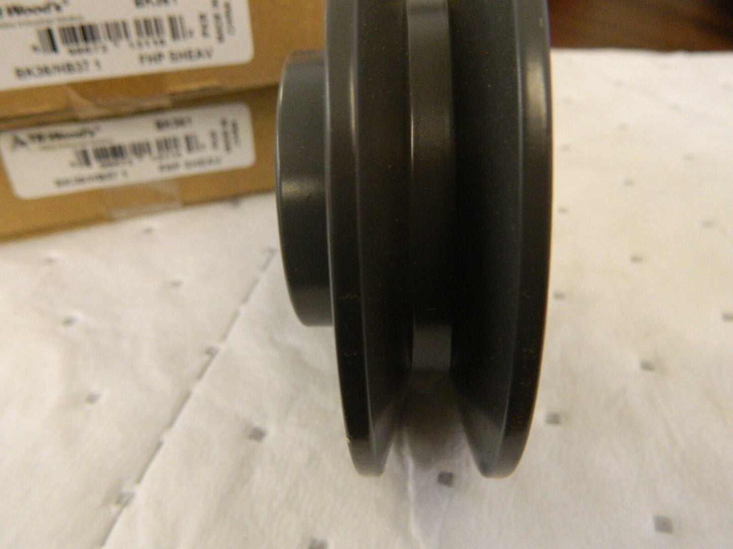 TB WOOD'S 1" Bore Diam 3-3/4" OD 3pk Finished Bore Single Groove Sheave BK361