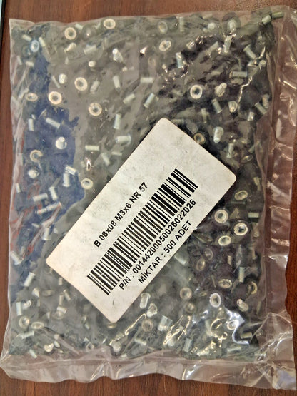 Kipp M3 Plate/Stud Vibration Isolators QTY500 K0568.00800855