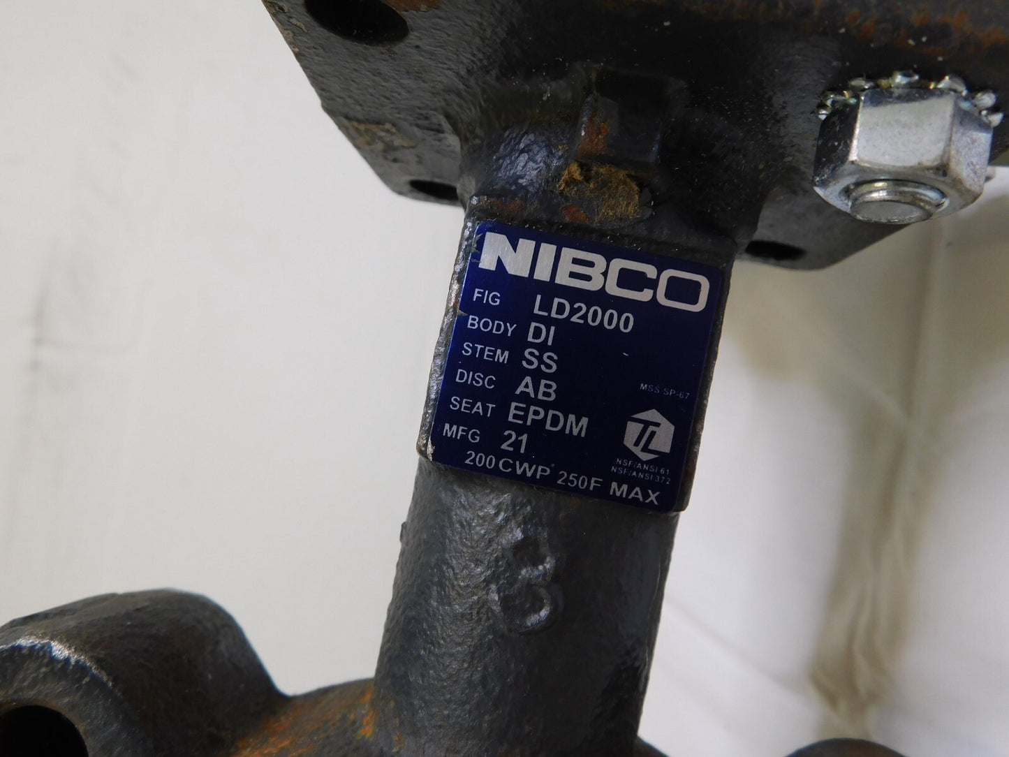 Nibco 3" Pipe Lug Butterfly Valve NLG100F