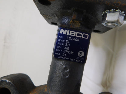 Nibco 3" Pipe Lug Butterfly Valve NLG100F
