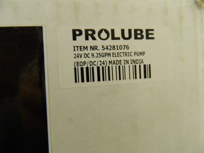 PRO-LUBE 9.25 GPM, 3/4" Hose Diameter , Pump  54281076