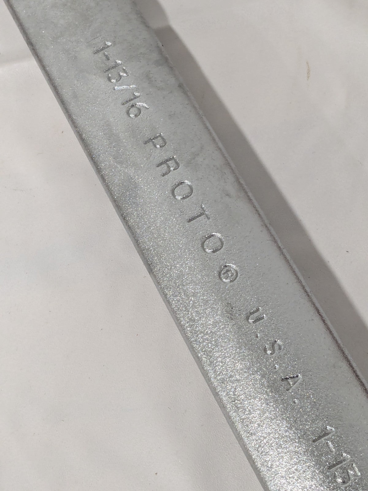 Proto Combination Wrench: 1-13/16" Head Size, 15 deg Offset, 25" OAL J1258