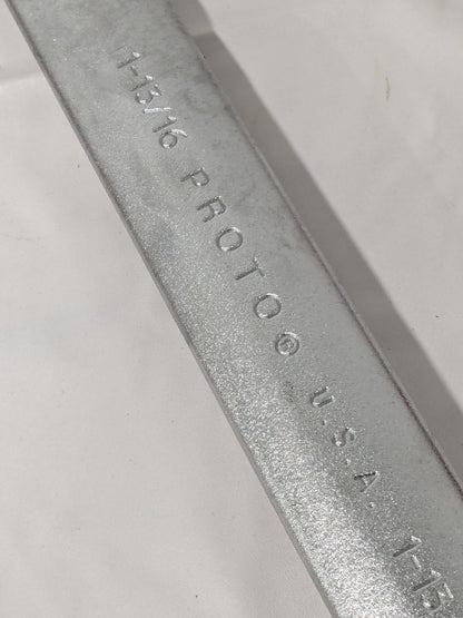 Proto Combination Wrench: 1-13/16" Head Size, 15 deg Offset, 25" OAL J1258