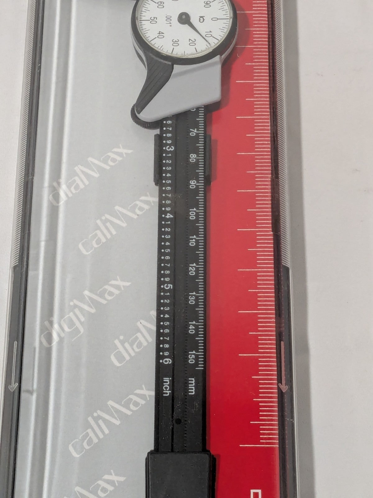 SPI Super Polymid Inch Dial Caliper with White Dial: 0" - 6" Range 30-