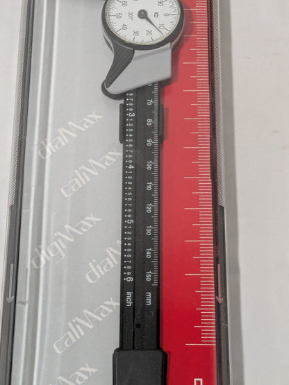 SPI Super Polymid Inch Dial Caliper with White Dial: 0" - 6" Range 30-