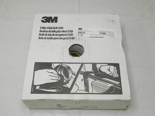 3M 2 x 50 Yd 280 Grit Aluminum Oxide Shop Roll J Weighted 7000118536