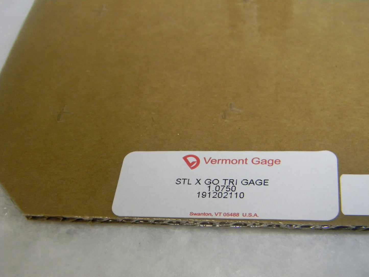 Vermont Gage Class X Plus Steel Pin Gage Go 1.0750 Plus Tolerance 191203110