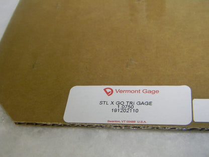 Vermont Gage Class X Plus Steel Pin Gage Go 1.0750 Plus Tolerance 191203110