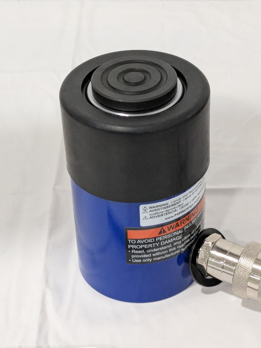 WorkSmart Portable Hydraulic Cylinder: Single Acting, 5.25 cu PS-MH-HPC1-119