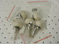 Dico Mushroom Shaped Mounted Bob 2" Diam 1/4" Shank Diam 5 Pcs 10-2-MUSHROOM