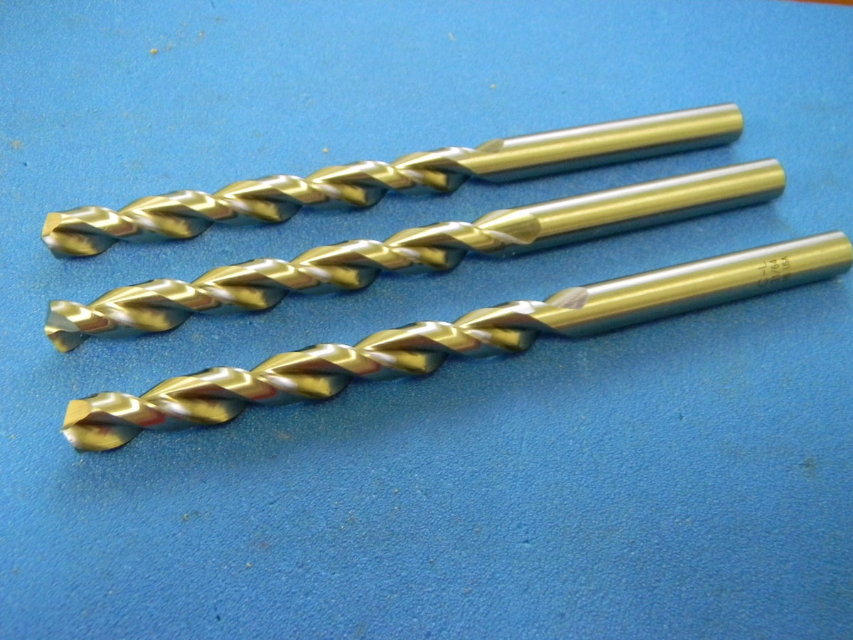 Greenfield Industries 31/64" HSS Taper Length Bright Drill Qty. 3 #49840