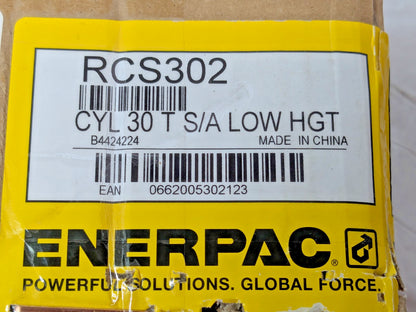 Enerpac 30 Ton Single-Acting Low-Height Hydraulic Cylinder RCS302